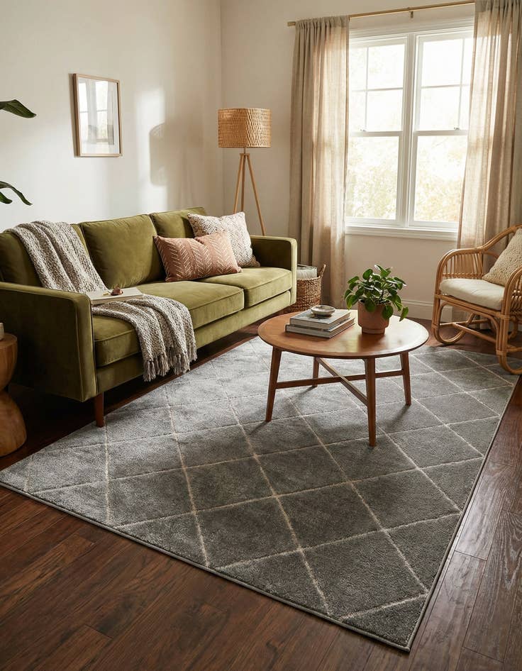 Detail image of 5' 3 x 7' Vogue Geo Rug