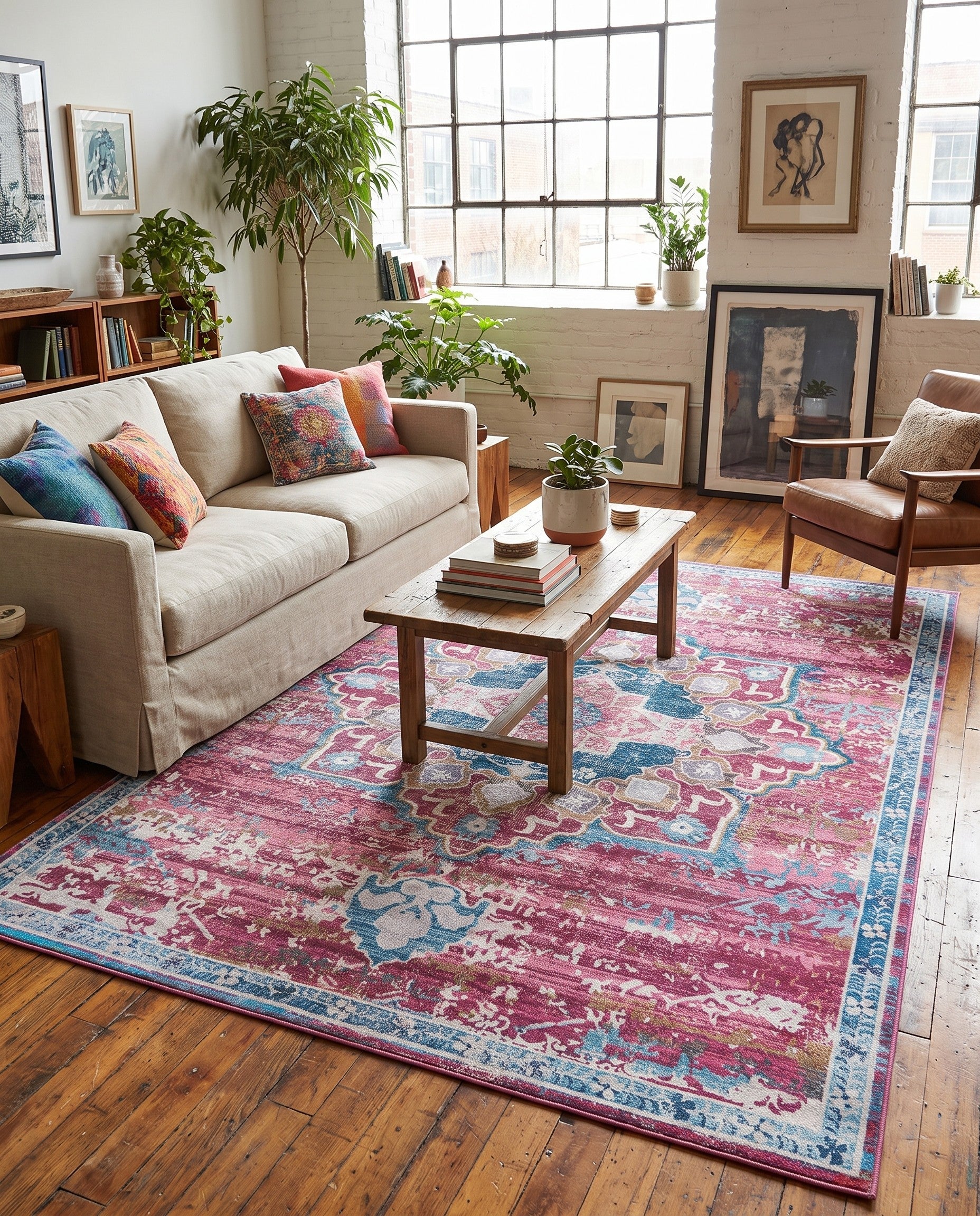 7' 10 x 10' Washable Renaissance Rug