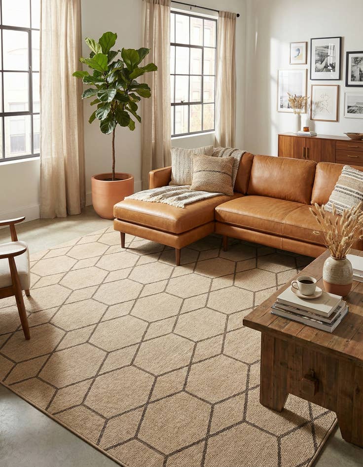 Detail image of  12' 2 x 12' 2 Dunes Square Rug