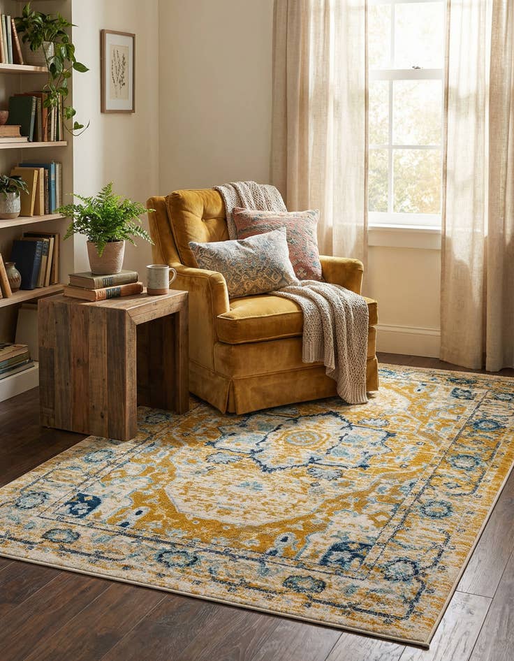 Detail image of 5' x 8' Madeline Vintage Rug