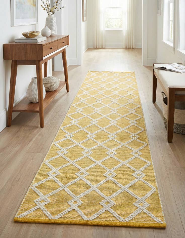 Detail image of 2' 7 x 12'  Hand Knotted Jill Zarin Dorset Runner Rug