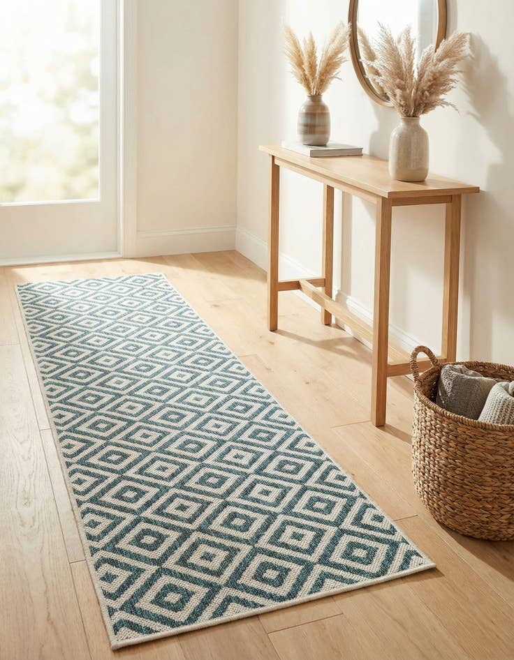 Detail image of 2' x 6' Washable Jill Zarin Costa Rica Indoor / Outdoor Runner Rug