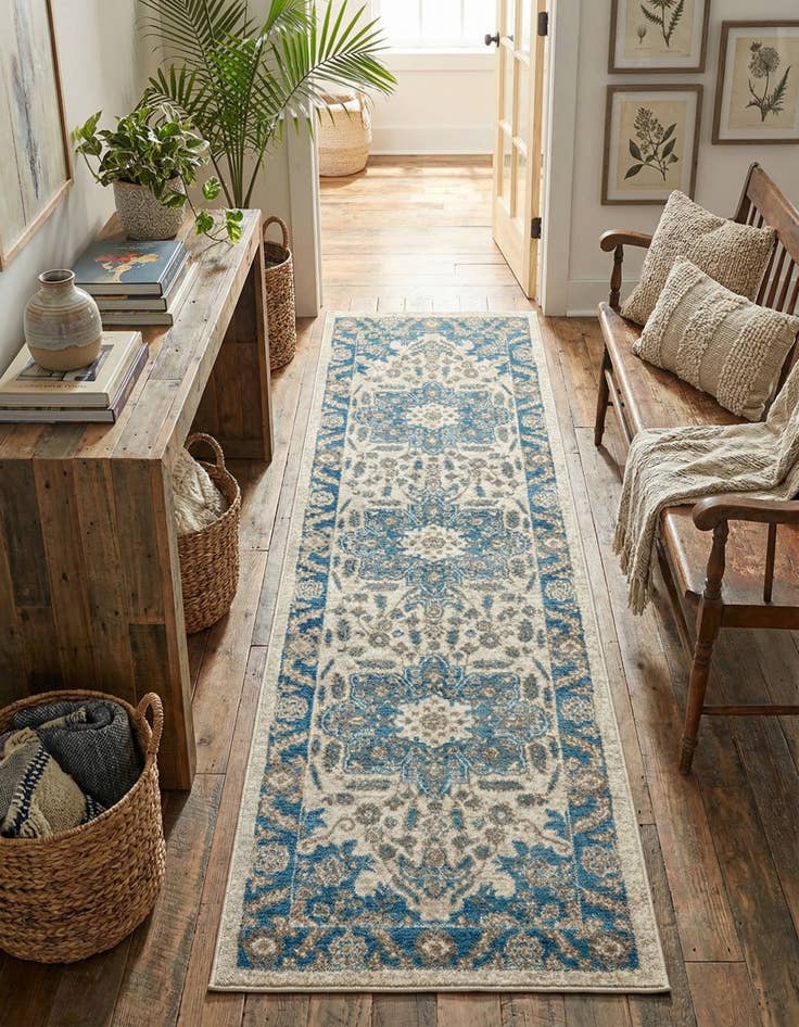 Detail image of 2' x 6' Viola Runner Rug