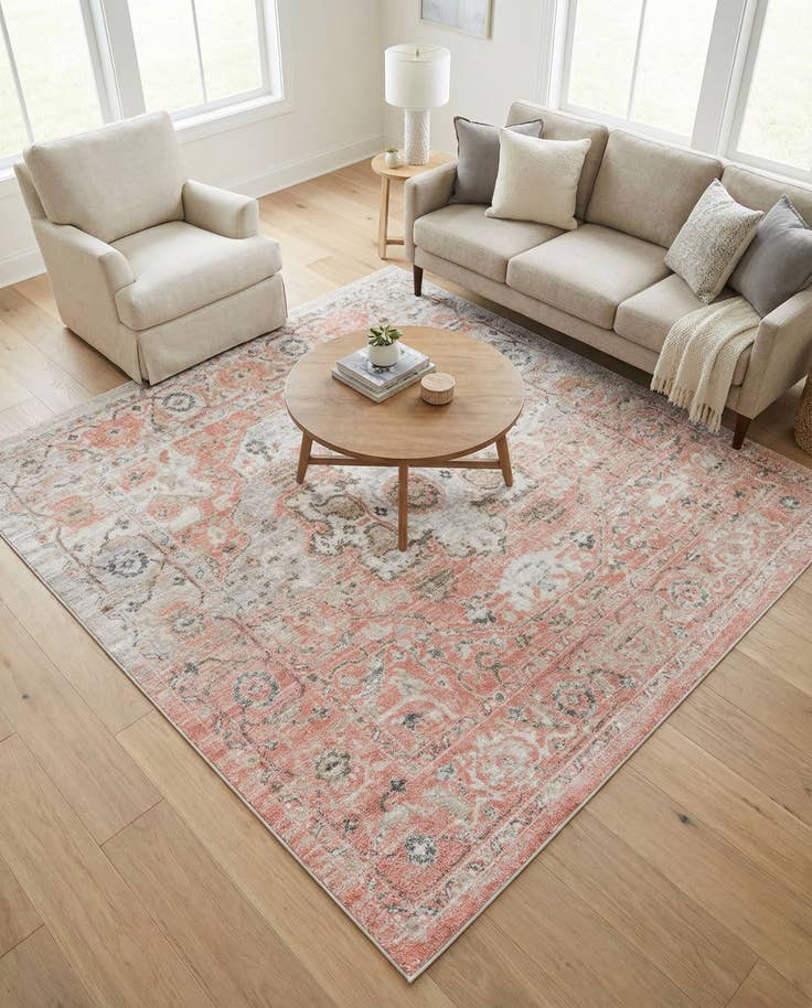 Detail image of 7' x 7' Madeline Vintage Square Rug
