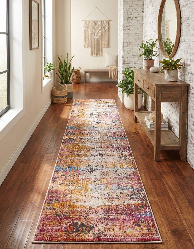 Detail image of 2' 6 x 12' Deepa Runner Rug