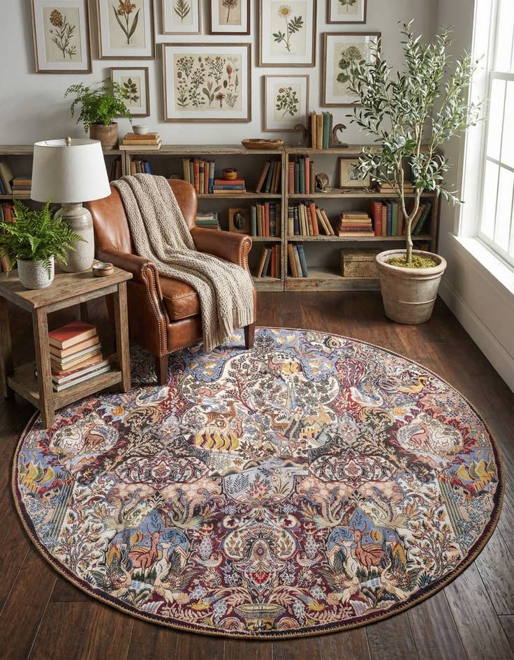 Detail image of 5' 1 x 5' 1 Timeless Round Rug
