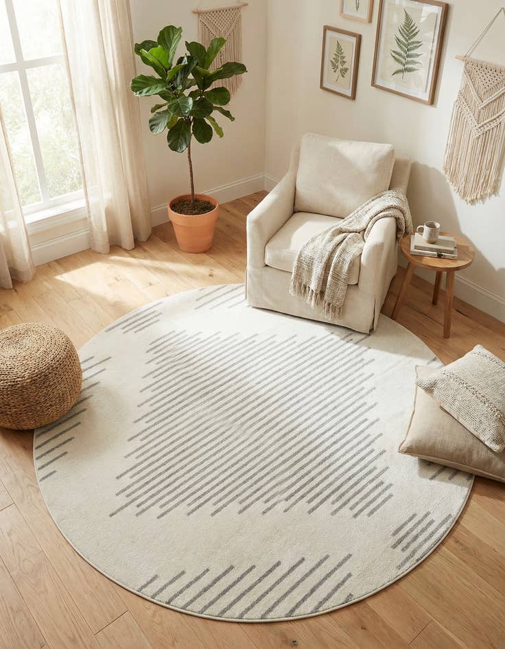 Detail image of 7' 10 x 7' 10 Kai Round Rug