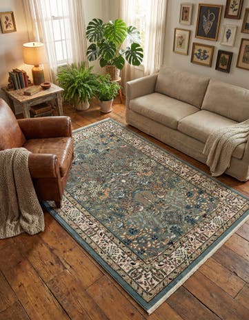 5' 3 x 8' Nain Design Rug