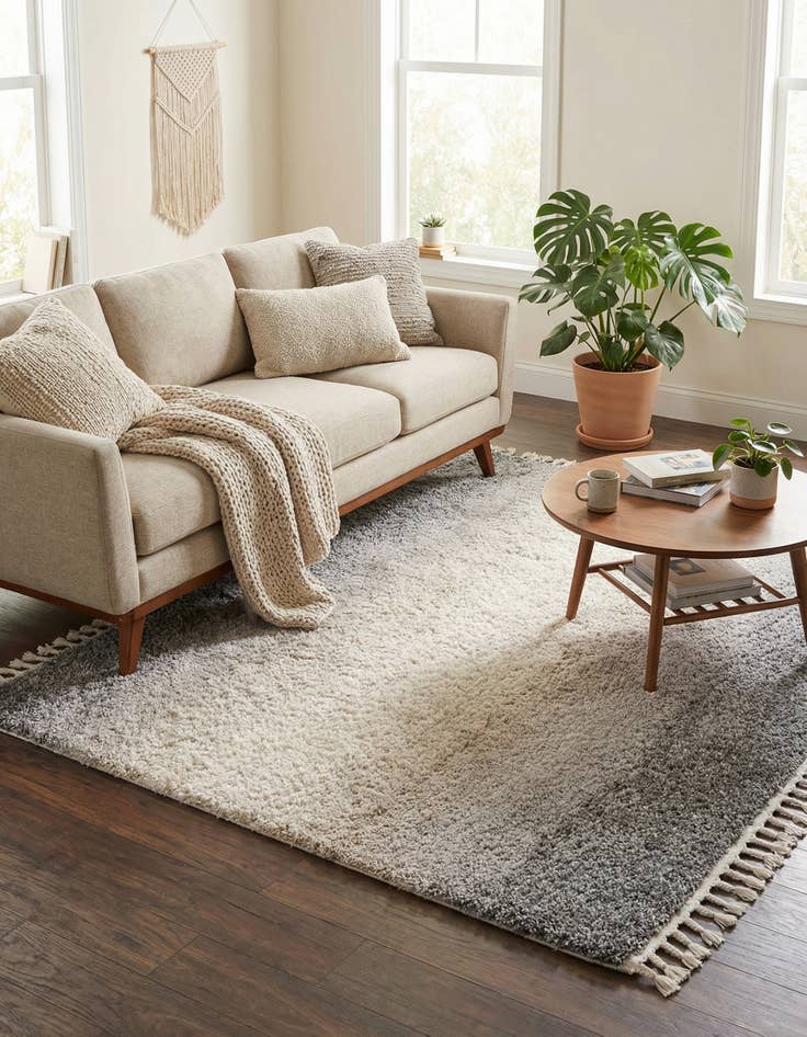 Detail image of 8' x 8' Lagom Shag Square Rug