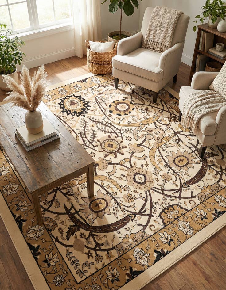 Detail image of  7' 10 x 7' 10 Neda Square Rug