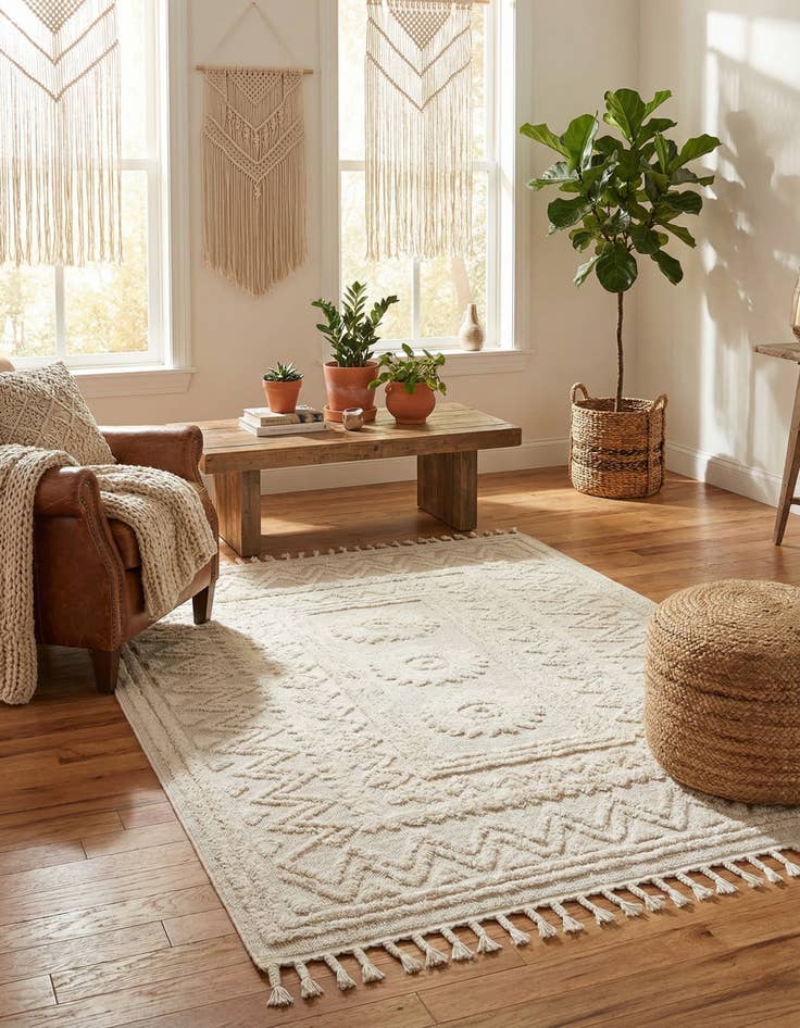 Detail image of 6' x 9' Boho Rug