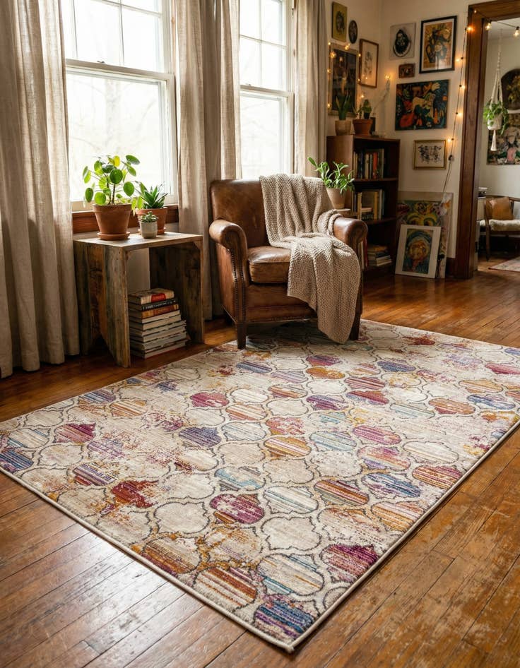 Detail image of 4' x 5' 10 Deepa Rug