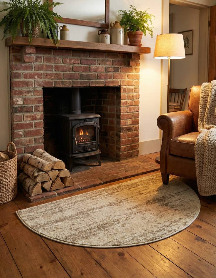 Detail image of 2' 2 x 3' 7 Angelica Hearth Rug