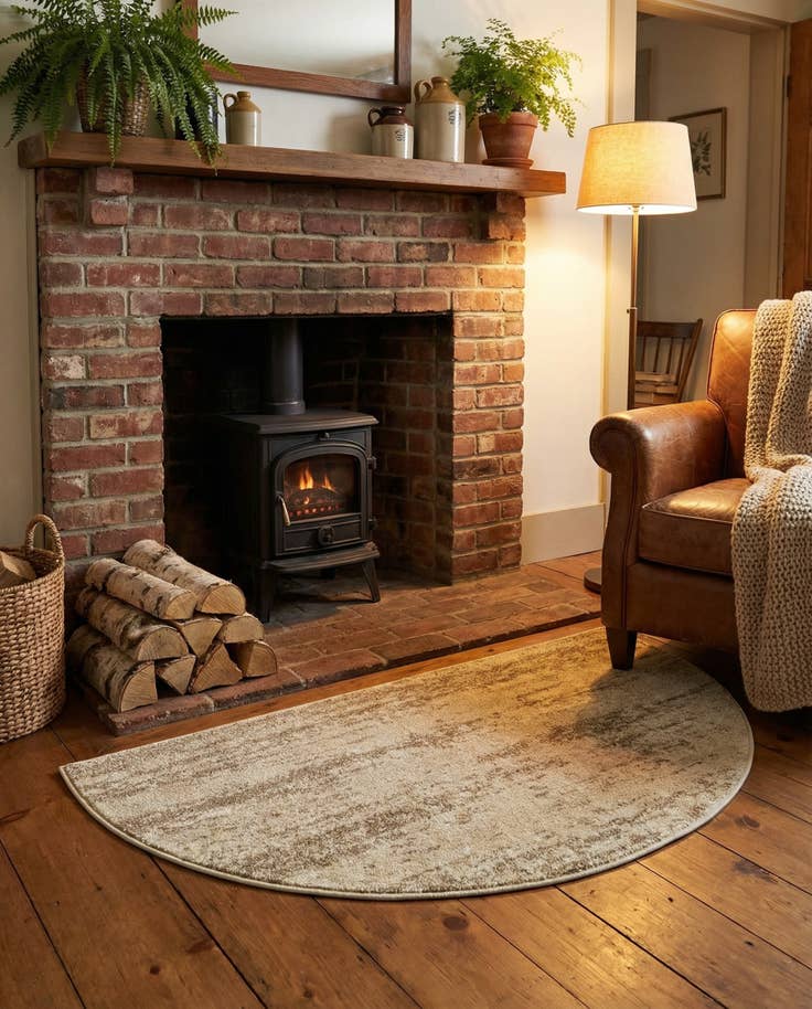 Detail image of 2' 2 x 3' 7 Angelica Hearth Rug