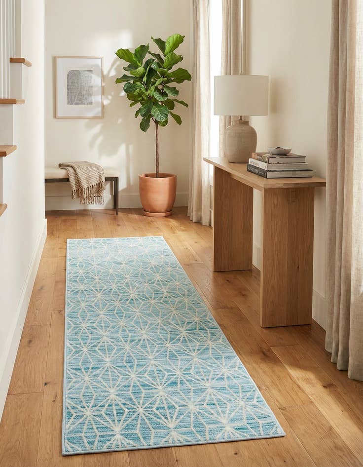 Detail image of Jill Zarin 2' 2 x 6' Uptown Fifth Avenue Runner Rug