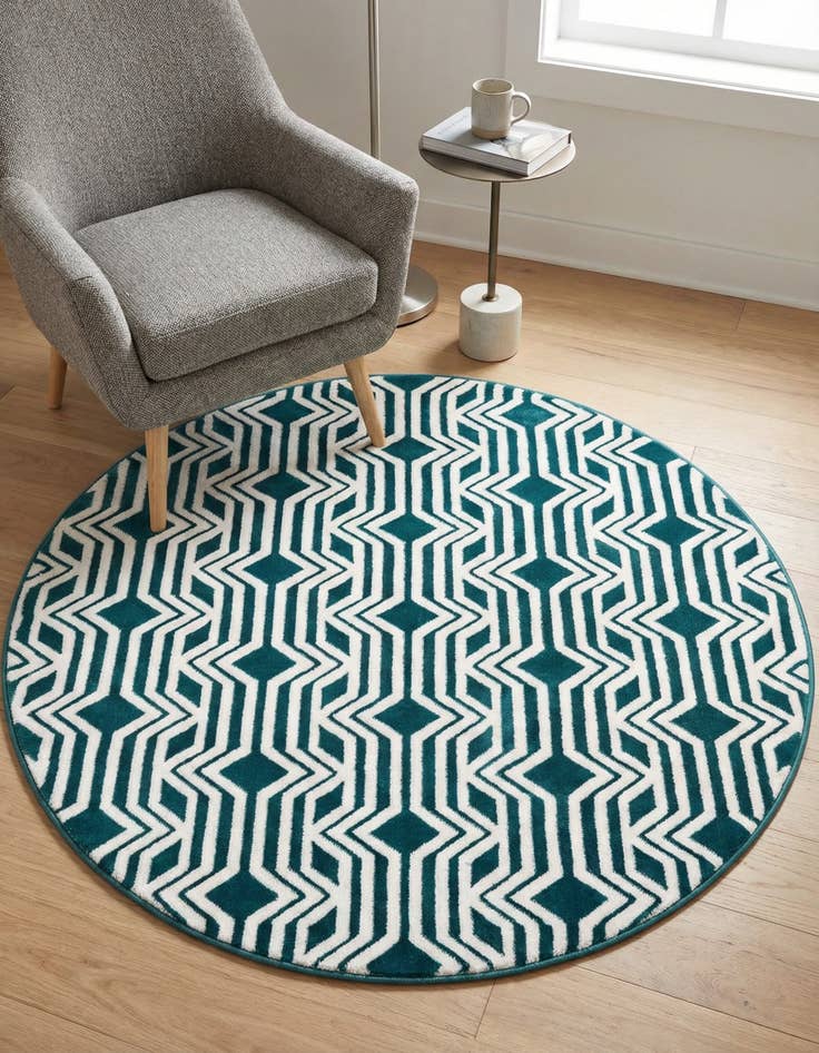 Detail image of 4' x 4' Vince Camuto Round Rug