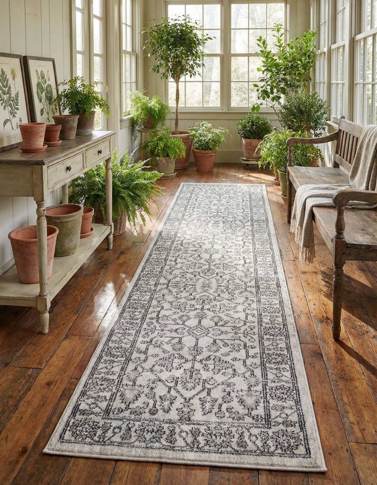 Detail image of 2' 7 x 12' Eco Traditional Runner Rug