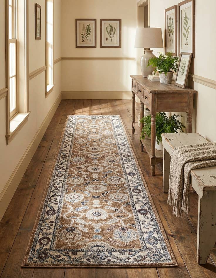 Detail image of 2' 7 x 12' Eco Traditional Runner Rug