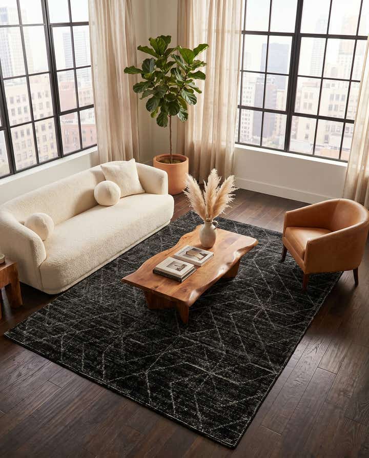 6' 1 x 9' WoolCraft Geometric Rug