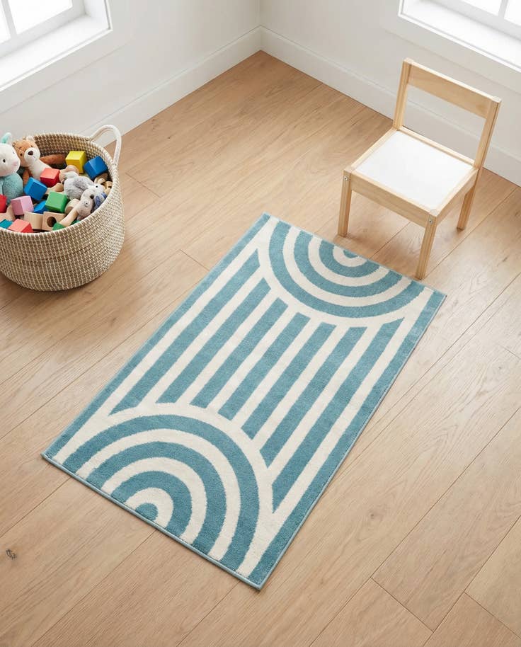 Detail image of 2' x 3' Whimsy Kids Rug