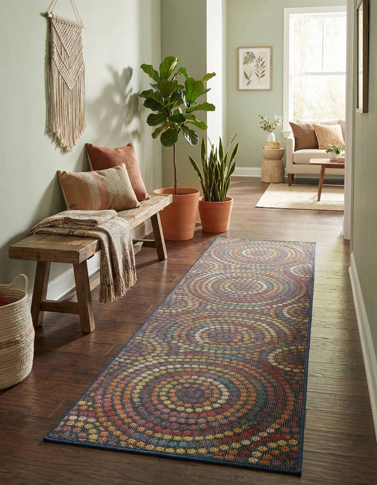 Detail image of 2' 7 x 10' Easy-Clean Baja Indoor / Outdoor Runner Rug