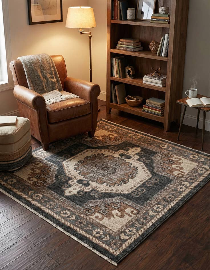 Detail image of 5' x 5' Grand Tradition Rug