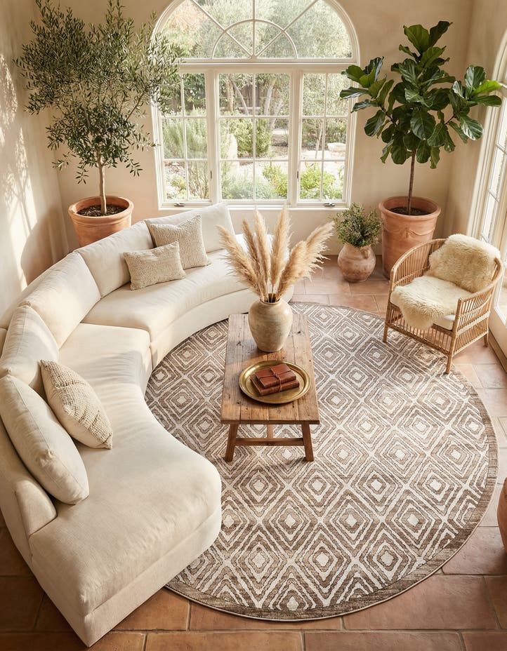 10' 8 x 10' 8 Hermitage Round Rug