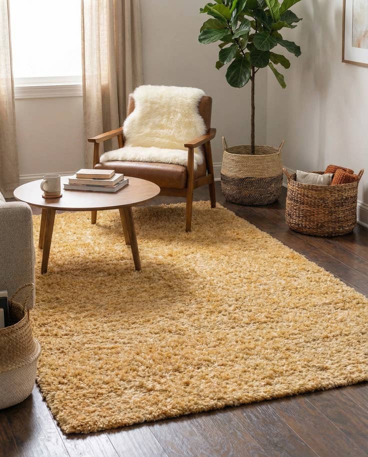 Detail image of 5' 3 x 8' Zermatt Shag Rug