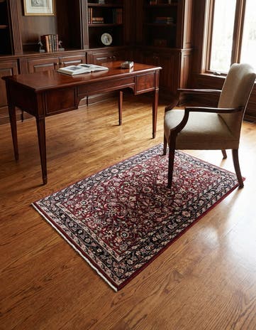 3' 2 x 5' 4 Hand Knotted Kashmir Oriental Wool Rug