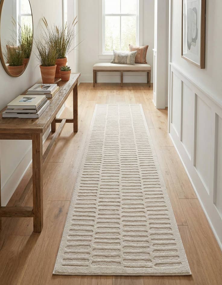 Detail image of 2' 7 x 12' Textura Designer Runner Rug