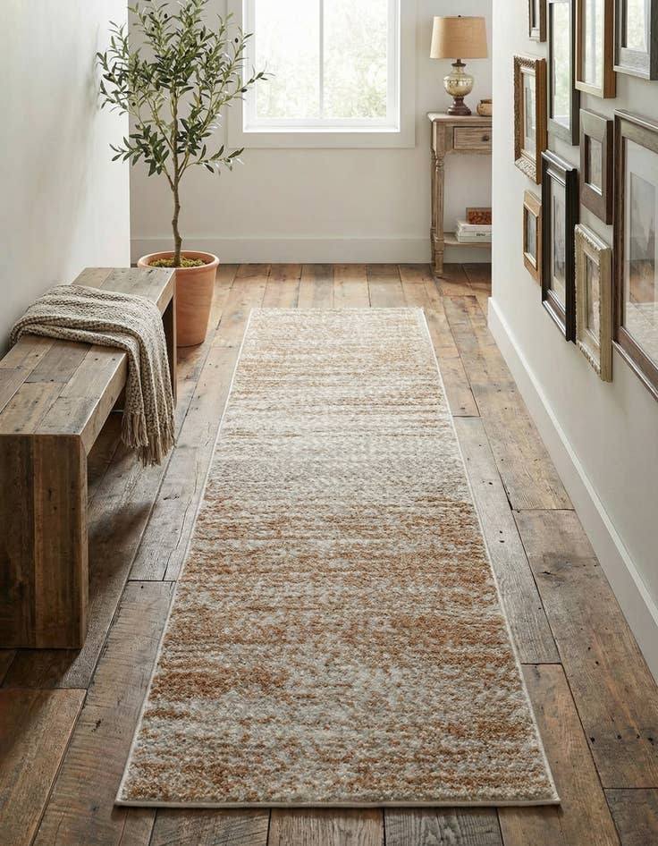 Detail image of 2' x 8' Sepia Runner Rug