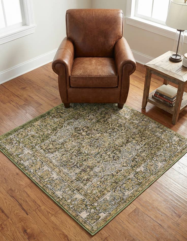 Detail image of 3' 3 x 3' 3 Isabella Square Rug