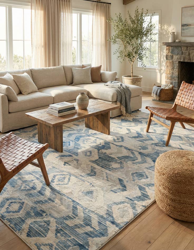 Detail image of 9' x 12' Caspian Rug