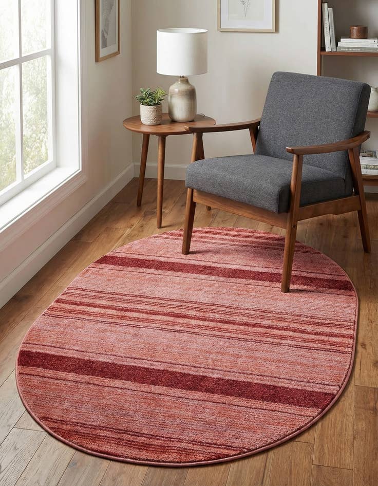 Detail image of 4' x 6' 3 Gemstone Oval Rug