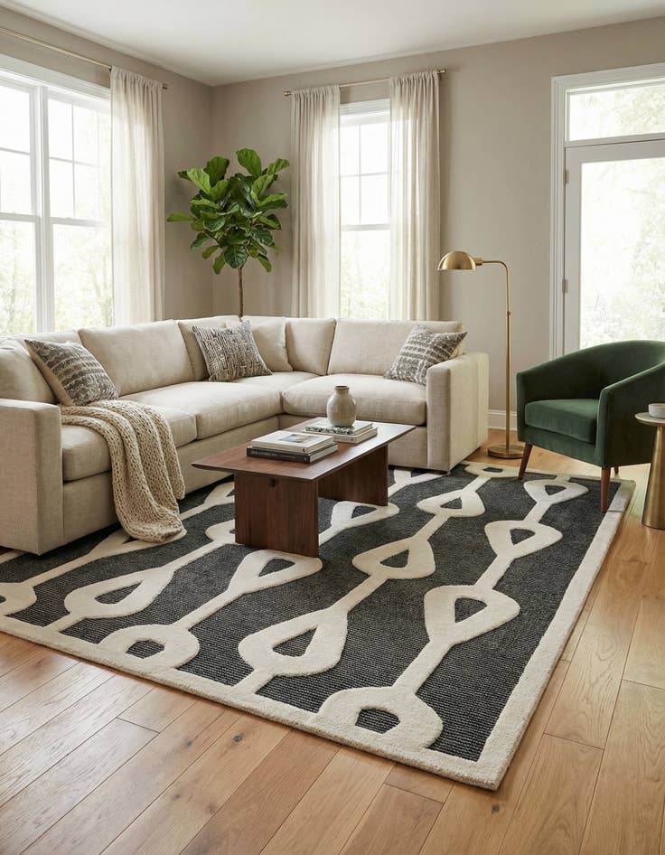 Detail image of  9' x 12' Prismatic Rug