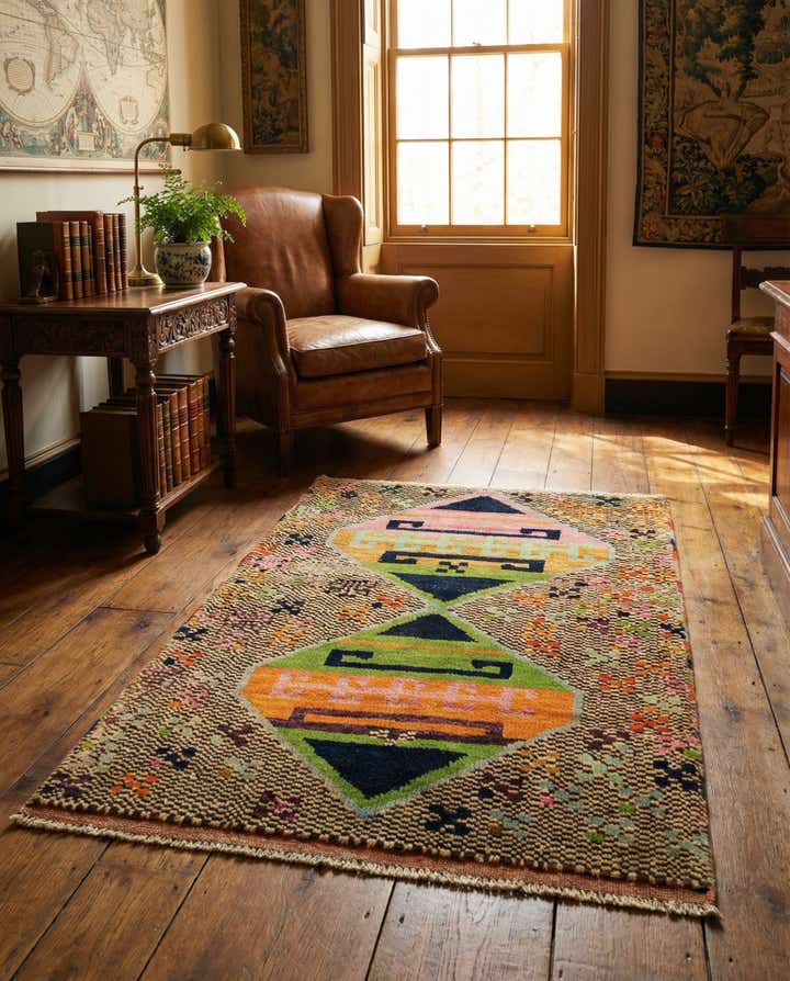2' 9 x 4' 2 Hand Knotted Balouch Wool Rug