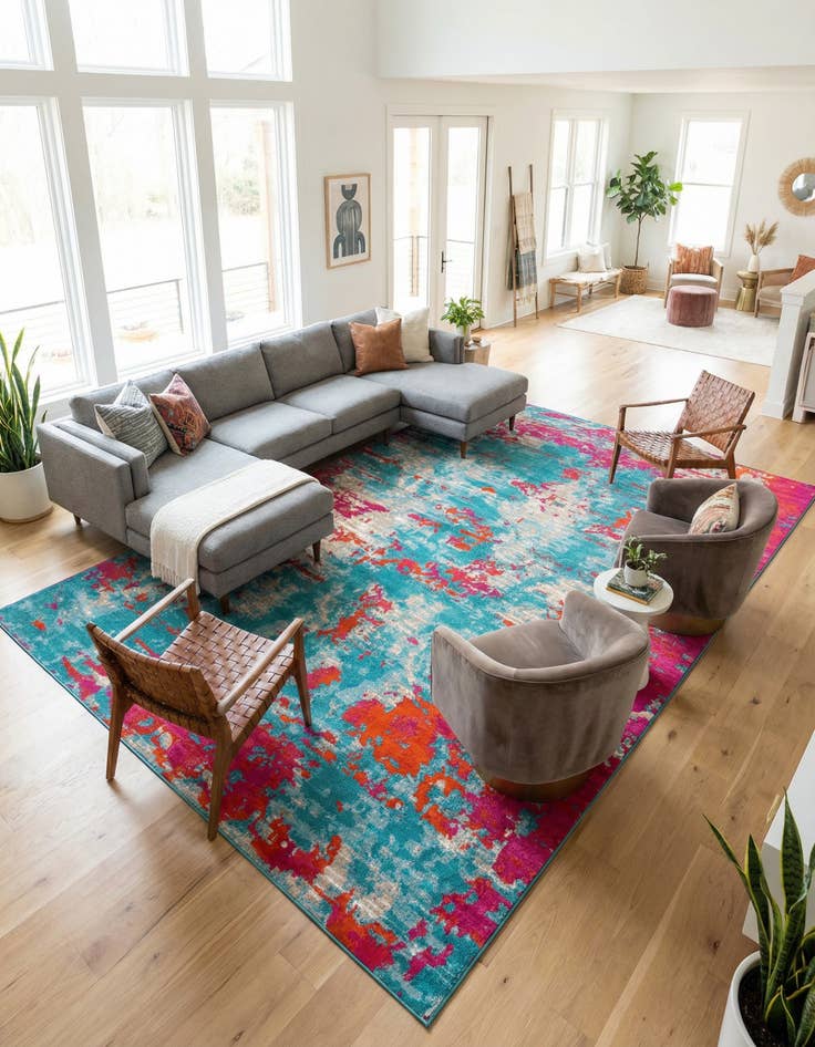 Detail image of 10' x 14' Azalea Rug