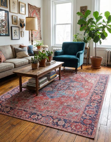 5' 3 x 8' Washable Maahru Rug