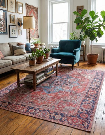5' 3 x 8' Washable Maahru Rug