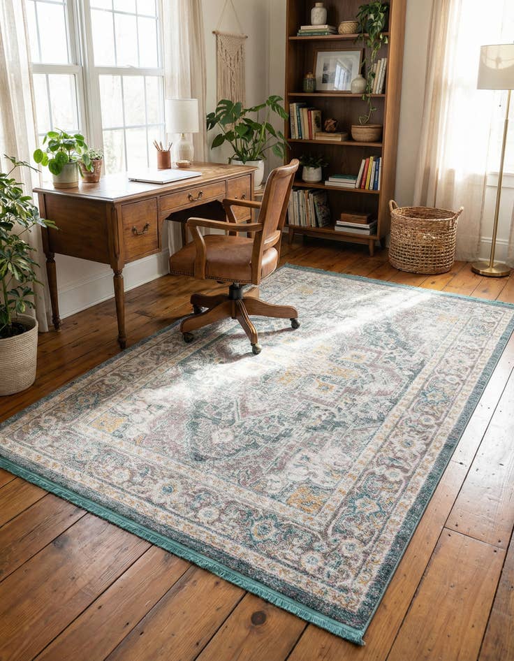 Detail image of 5' 5 x 8' Santiago Rug