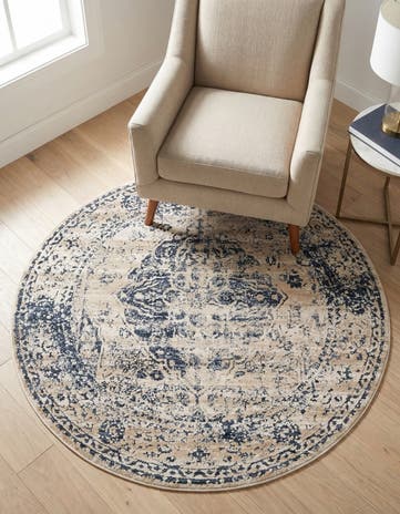 4' x 4' Eliza Round Rug