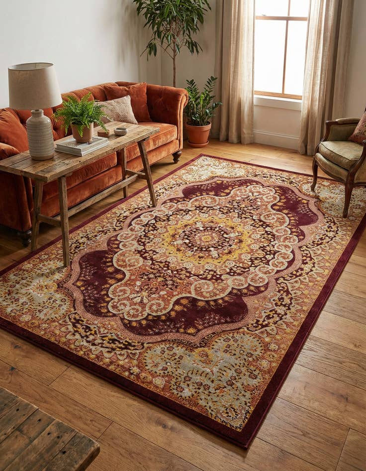 Detail image of 6' x 9' Kamala Washable Rug