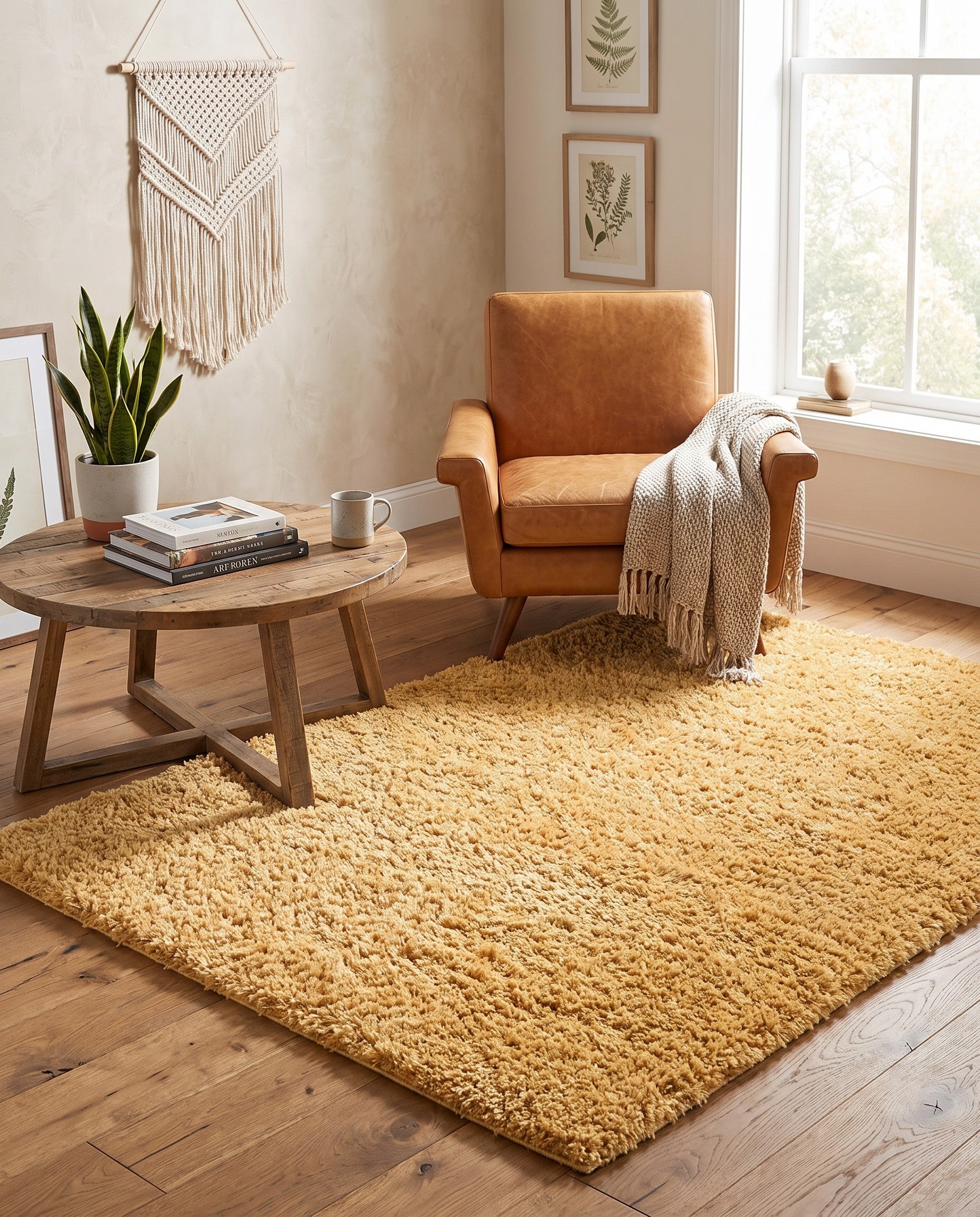 7' x 7' Zermatt Shag Square Rug