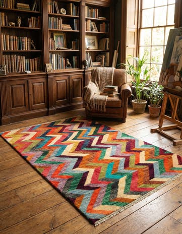 4' 2 x 6' Hand Knotted Balouch Wool Rug