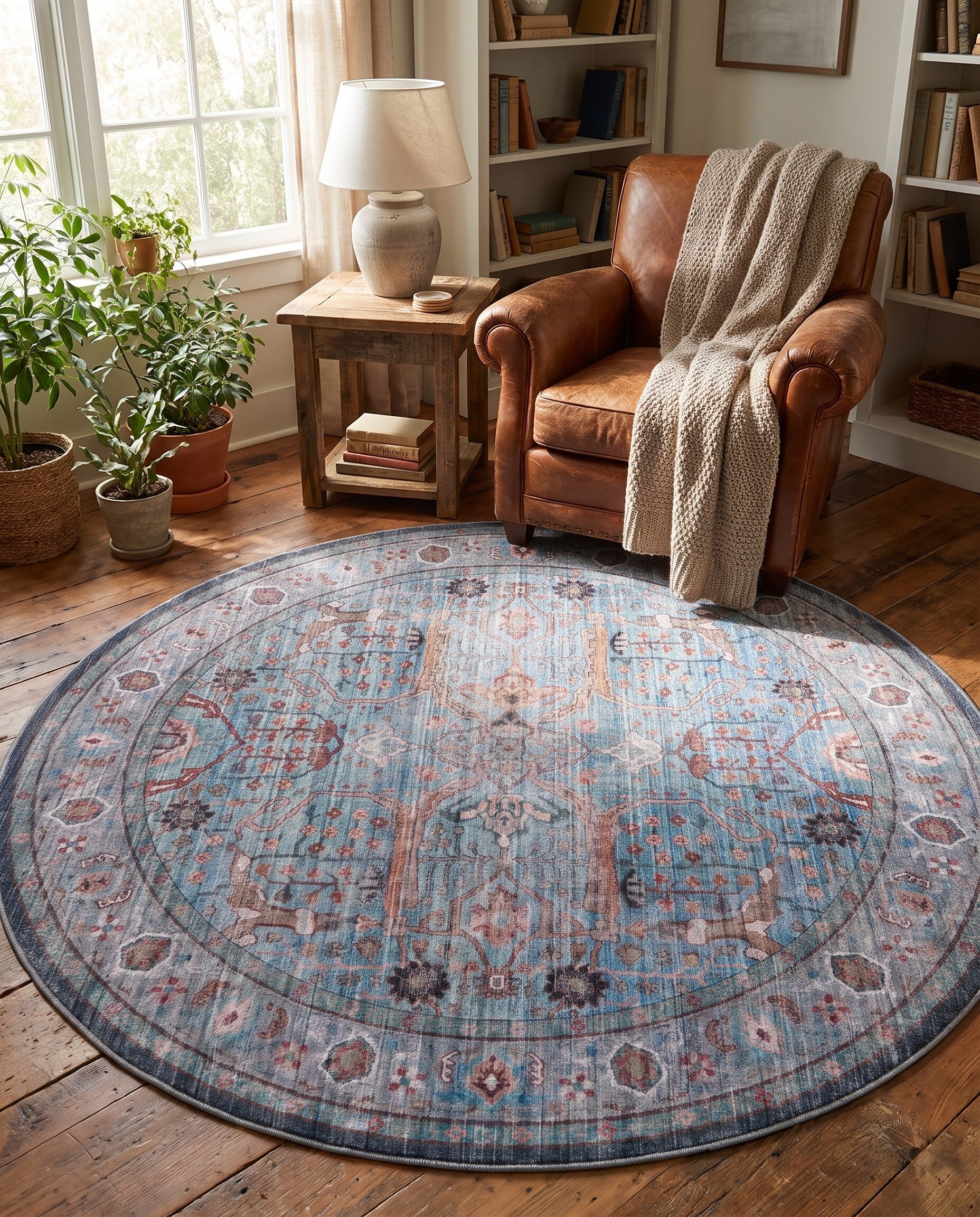7' 10 x 7' 10 Maahru Round Rug