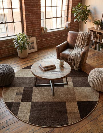 5' 3 x 5' 3 Harvest Round Rug