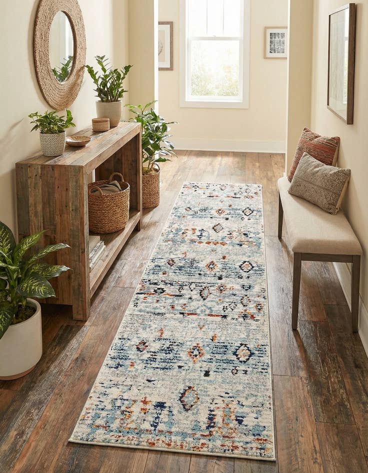 Detail image of 2' 7 x 10' Morocco Runner Rug