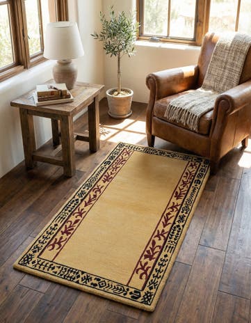 2' 4 x 4' 2 Hand Knotted Darya Wool Rug