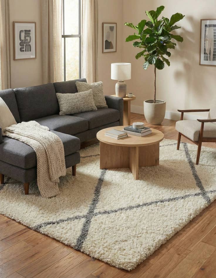 Detail image of 9' x 12' Infinity Shag Rug