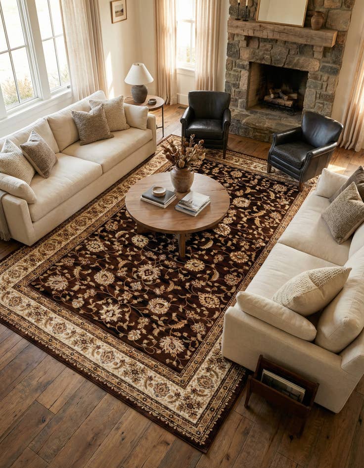 Detail image of 10' 6 x 16' 5 Classic Agra Rug